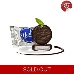 York Peppermint Pattie Minis - Miniature Dark Chocolate Mint Patty